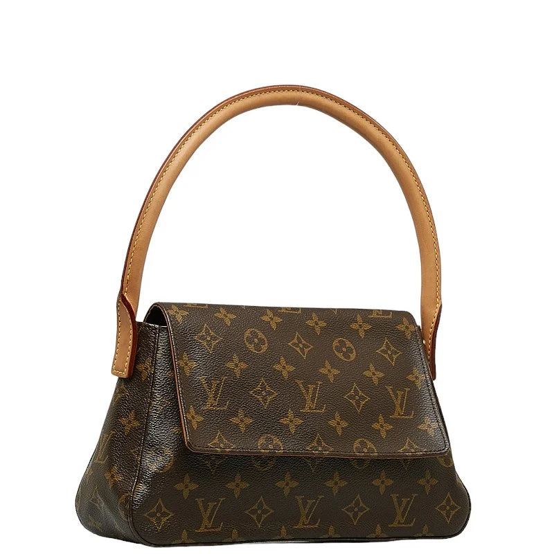 Louis Vuitton Monograms Miniature Shoulder Bag M51147 Brown PVC Leather  Louis Vuitton