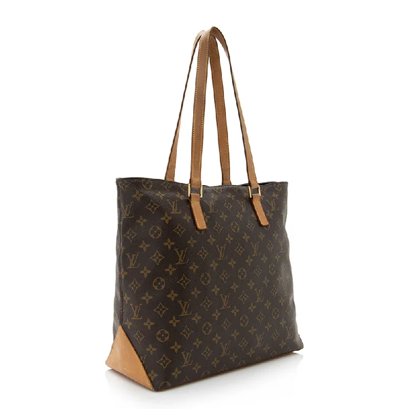 Louis Vuitton Vintage Monogram Canvas Cabas Mezzo Tote (SHF-21400)