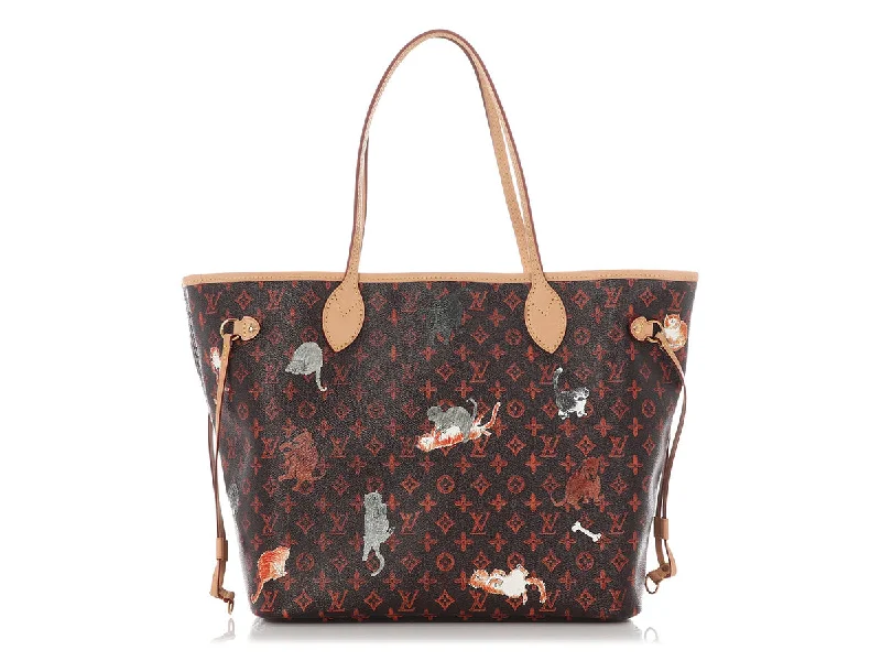 Louis Vuitton X Grace Coddington Catogram Neverfull MM