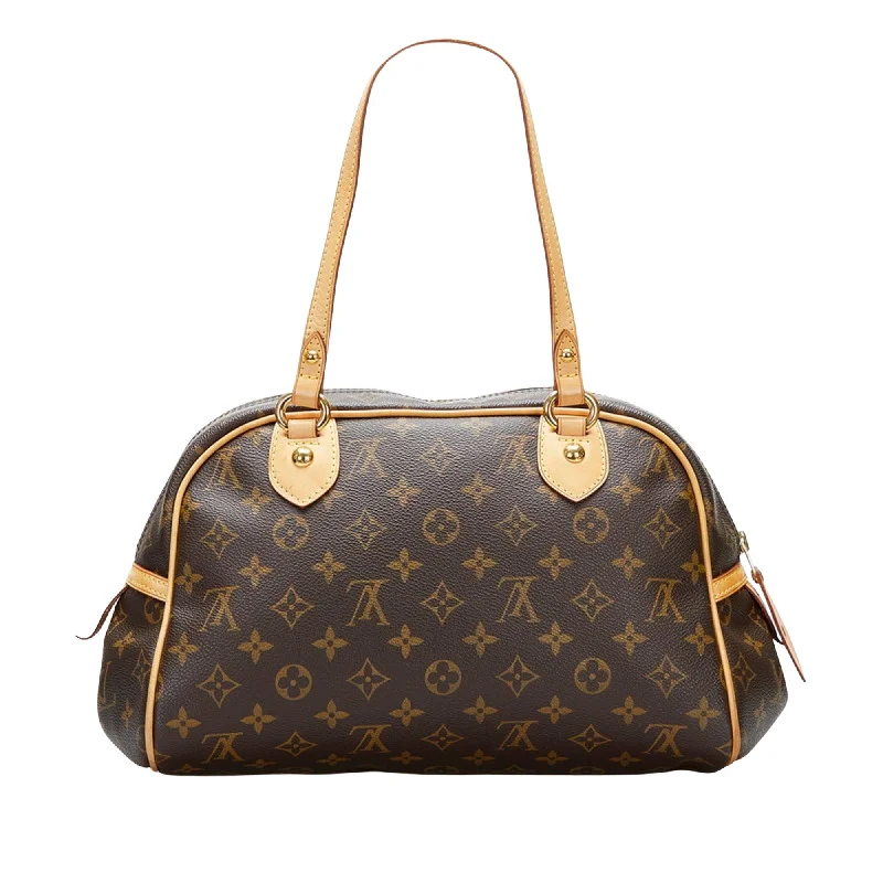 Louis Vuitton Brown Canvas Montorgueil tote bag