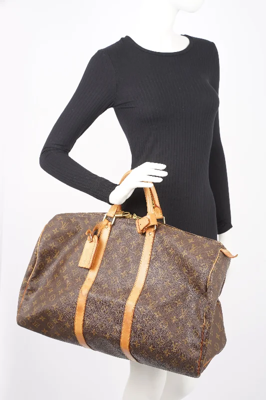 Louis Vuitton Womens Vintage Keepall Mongoram 50