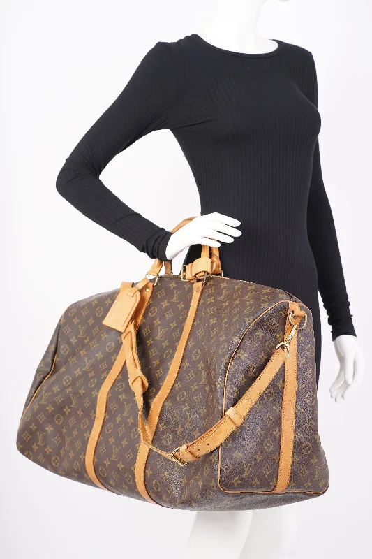 Louis Vuitton Womens Vintage Keepall Bandouliere Monogram Canvas 60