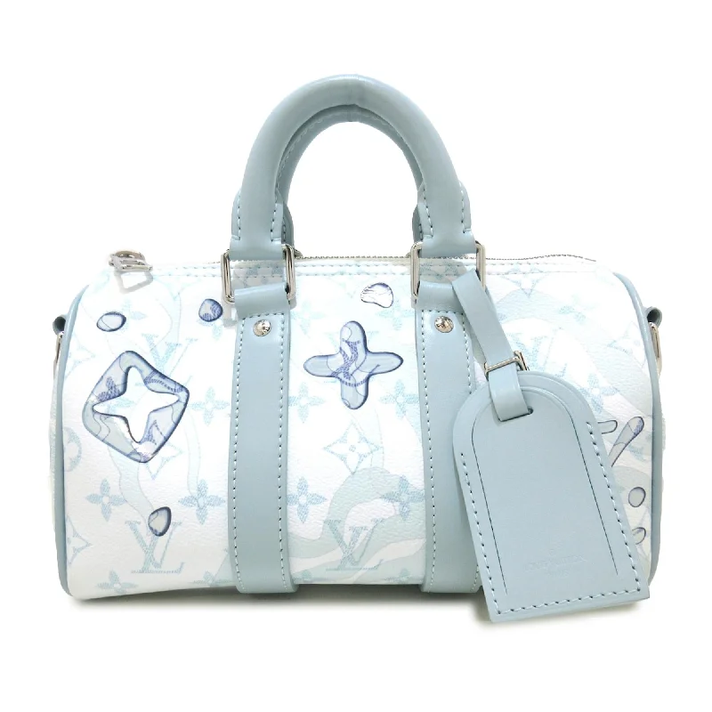 Louis Vuitton Monogram Aquagarden Keepall Bandouliere 25 (SHG-3yw5H2)