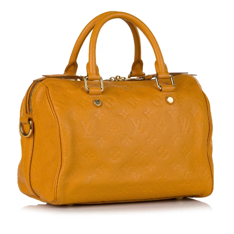 Louis Vuitton Monogram Empreinte Speedy Bandouliere 25 (SHG-36895)