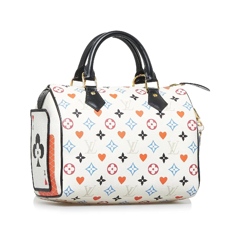 Louis Vuitton Monogram Game On Speedy Bandouliere 25 (SHG-G6gb36)