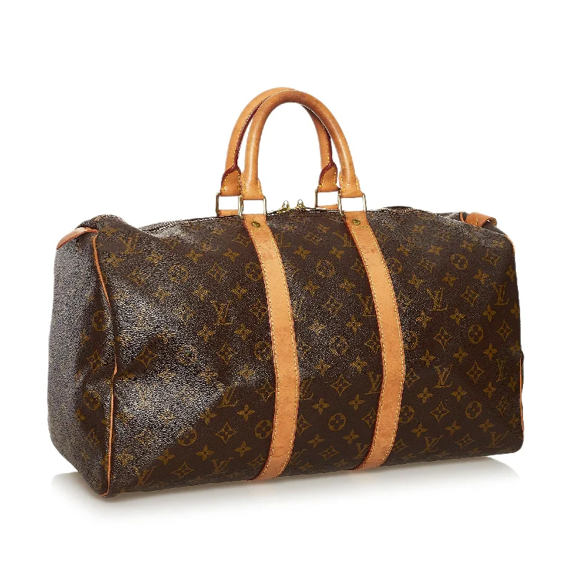 Louis Vuitton Monogram Keepall 45 (SHG-35199)