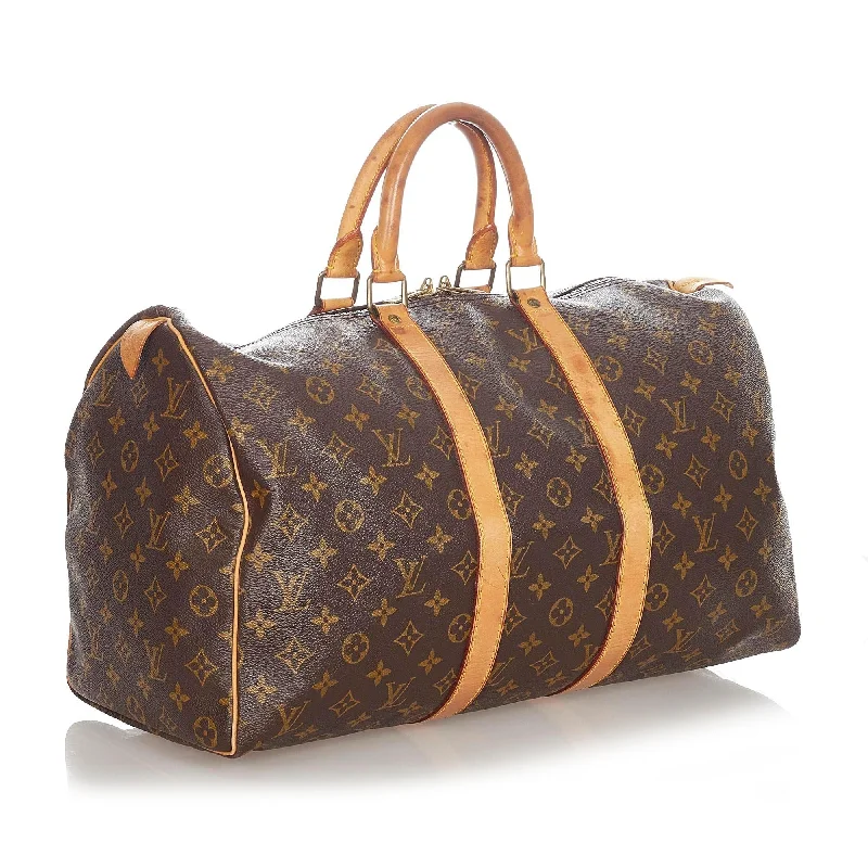 Louis Vuitton Monogram Keepall 45 (SHG-36350)