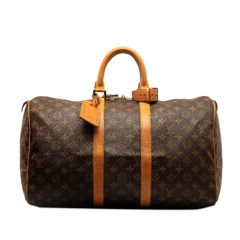 Louis Vuitton Monogram Keepall 45 (SHG-60740B)