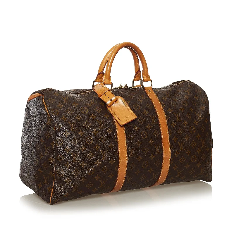 Louis Vuitton Monogram Keepall 50 (SHG-35808)