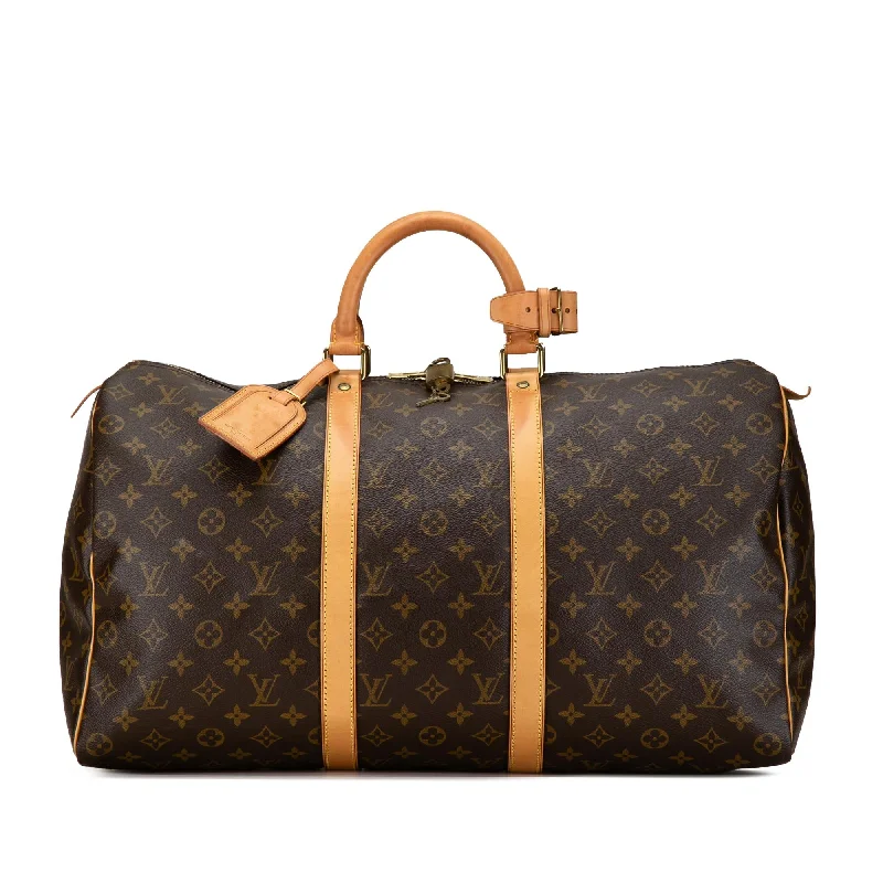 Louis Vuitton Monogram Keepall 50 (SHG-hQdug9)