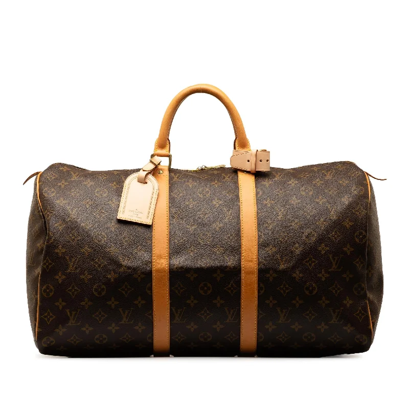 Louis Vuitton Monogram Keepall 50 (SHG-MDUYZV)