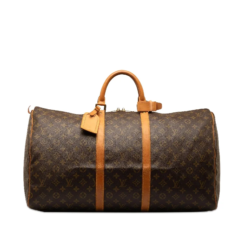 Louis Vuitton Monogram Keepall 55 (SHG-4tNbuF)