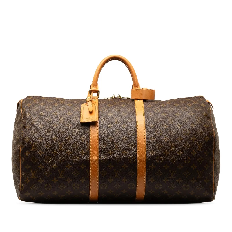 Louis Vuitton Monogram Keepall 55 (SHG-67WO8S)