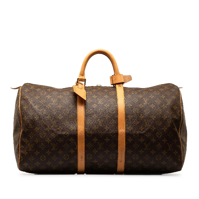 Louis Vuitton Monogram Keepall 55 (SHG-9uVvWF)