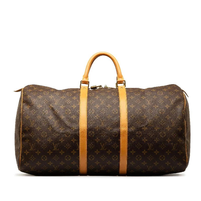 Louis Vuitton Monogram Keepall 55 (SHG-pxDPtX)