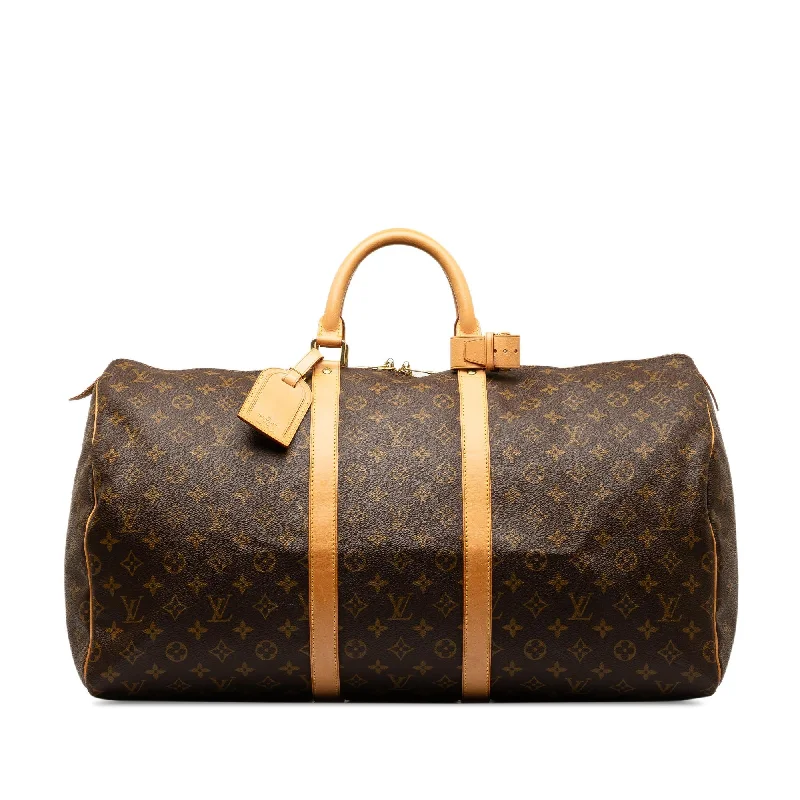 Louis Vuitton Monogram Keepall 55 (SHG-RYIWH1)