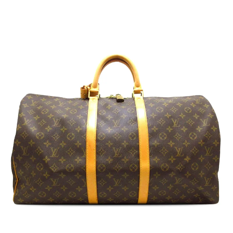 Louis Vuitton Monogram Keepall 55 (SHG-uoO4ac)