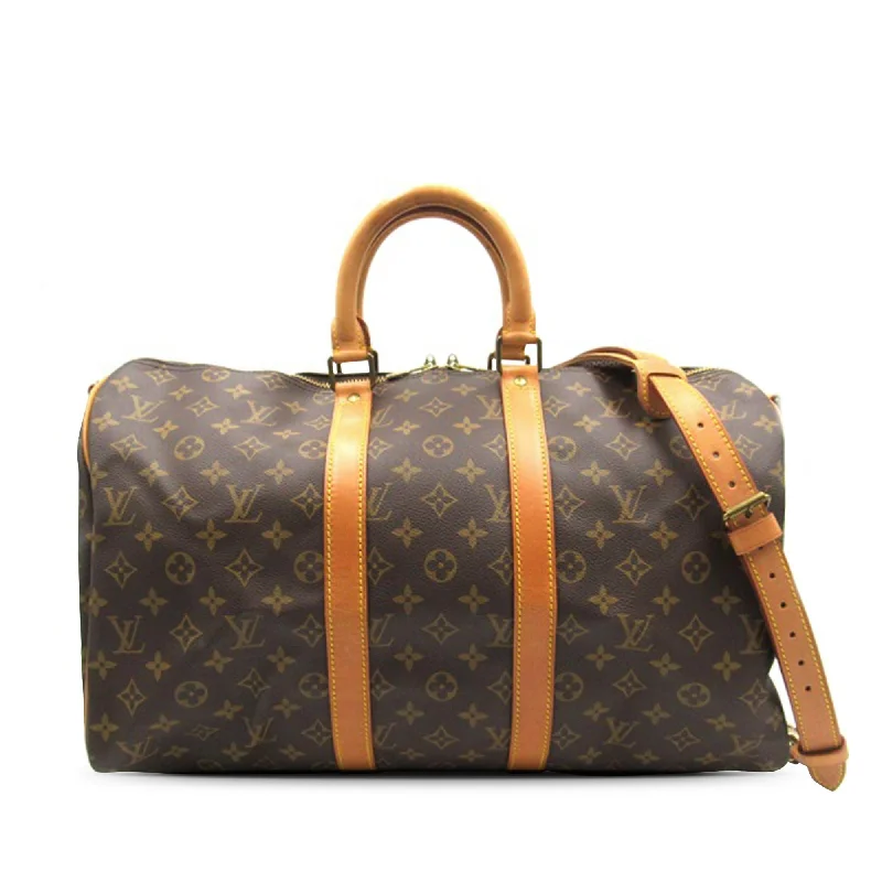 Louis Vuitton Monogram Keepall Bandouliere 45 (SHG-J9pPPp)