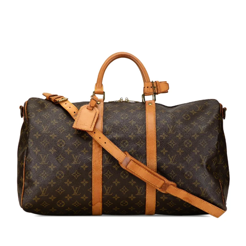 Louis Vuitton Monogram Keepall Bandouliere 50 (SHG-Imf0vh)