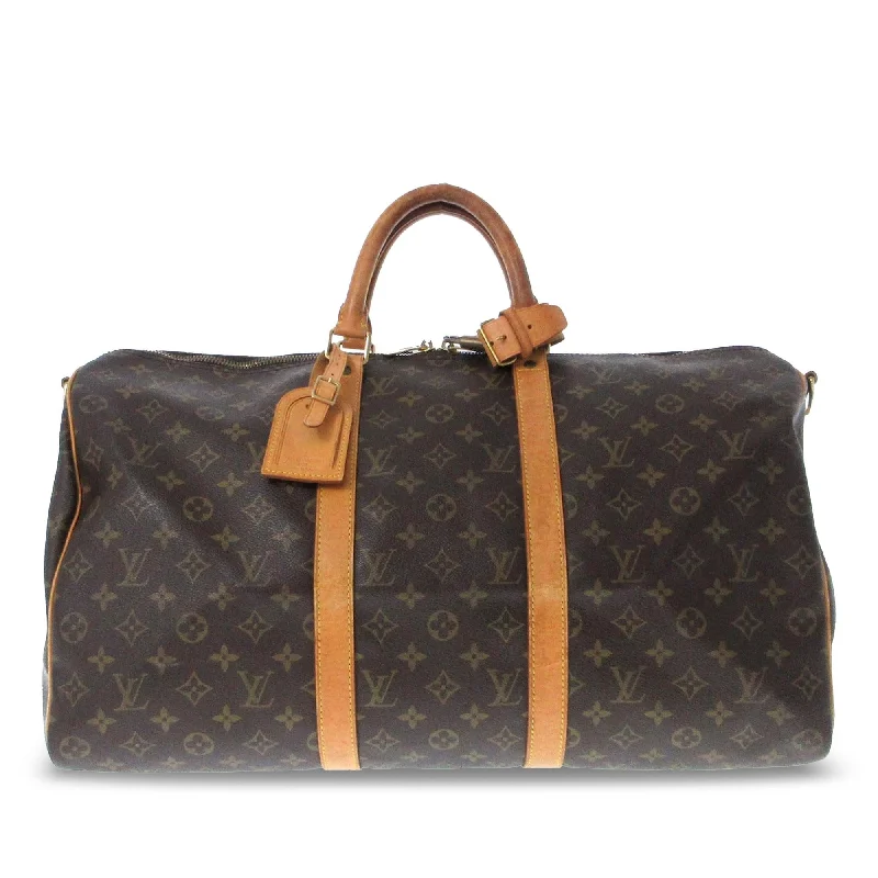 Louis Vuitton Monogram Keepall Bandouliere 50 (SHG-tyL8j6)