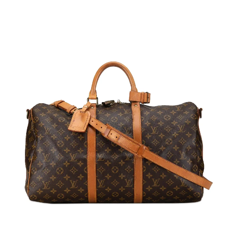 Louis Vuitton Monogram Keepall Bandouliere 50 (SHG-Wk8v7Z)