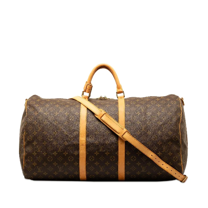 Louis Vuitton Monogram Keepall Bandouliere 55 (SHG-1UR8D0)