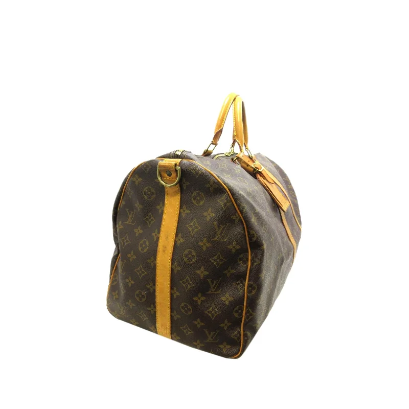 Louis Vuitton Monogram Keepall Bandouliere 55 (SHG-36468)