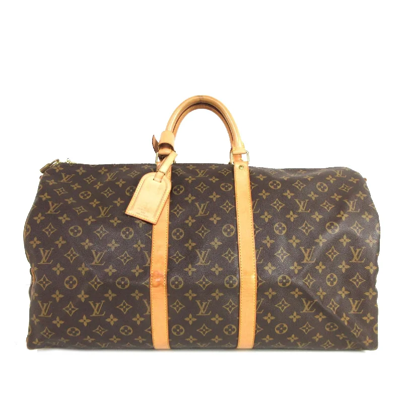 Louis Vuitton Monogram Keepall Bandouliere 55 (SHG-hTiAsJ)