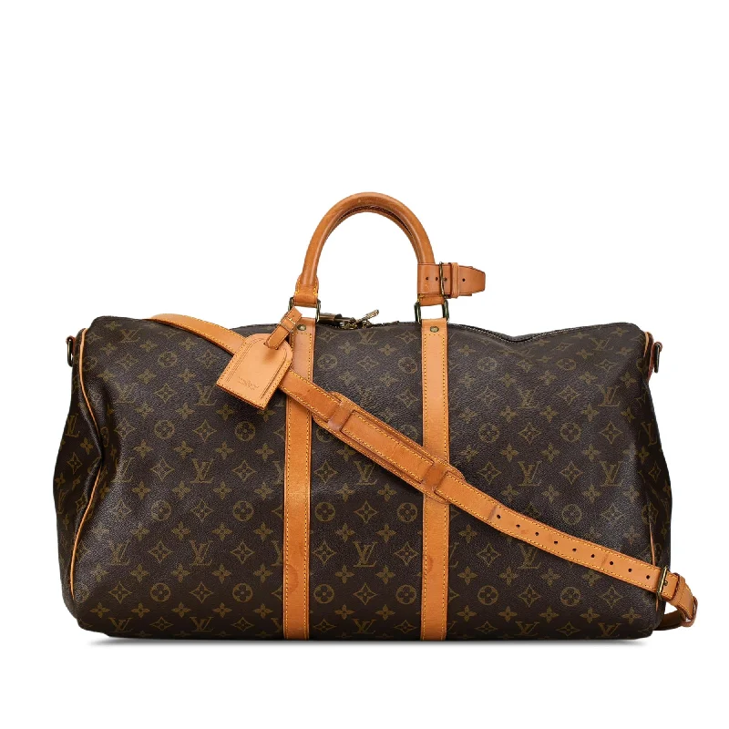 Louis Vuitton Monogram Keepall Bandouliere 55 (SHG-MIMqOD)