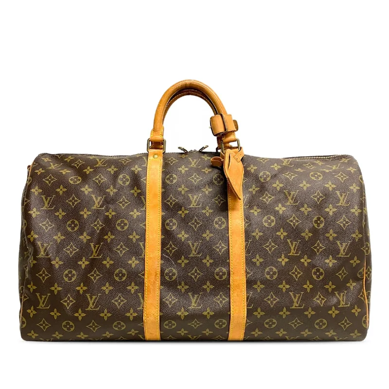 Louis Vuitton Monogram Keepall Bandouliere 55 (SHG-SMJFAd)