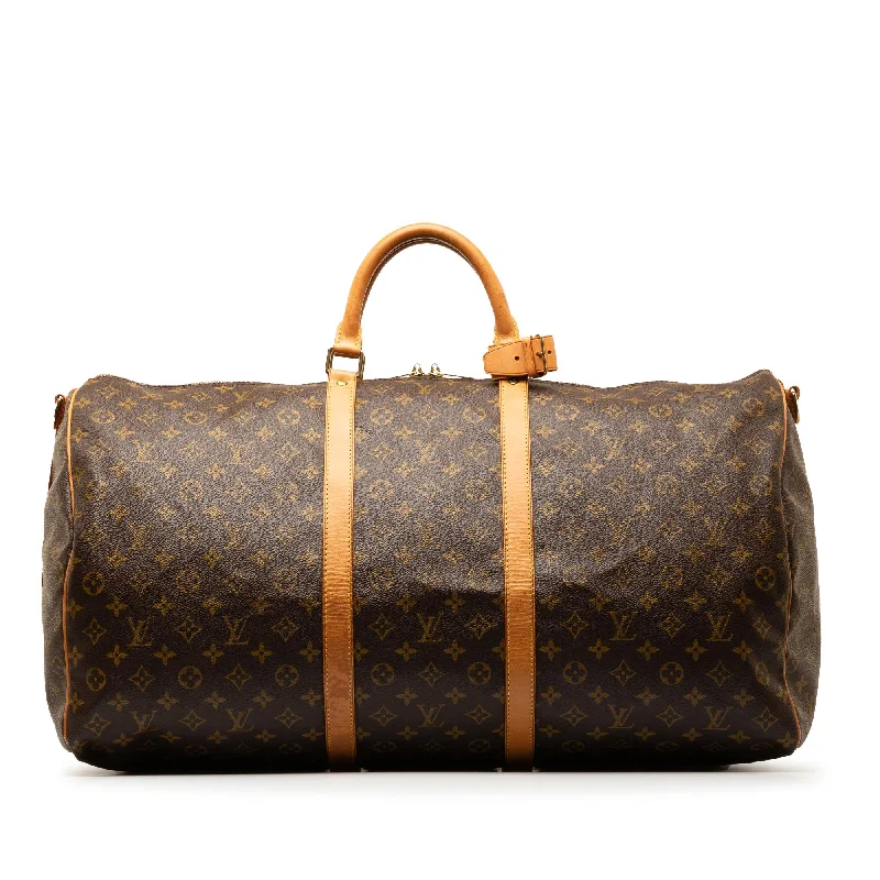 Louis Vuitton Monogram Keepall Bandouliere 60 (SHG-4j2jea)