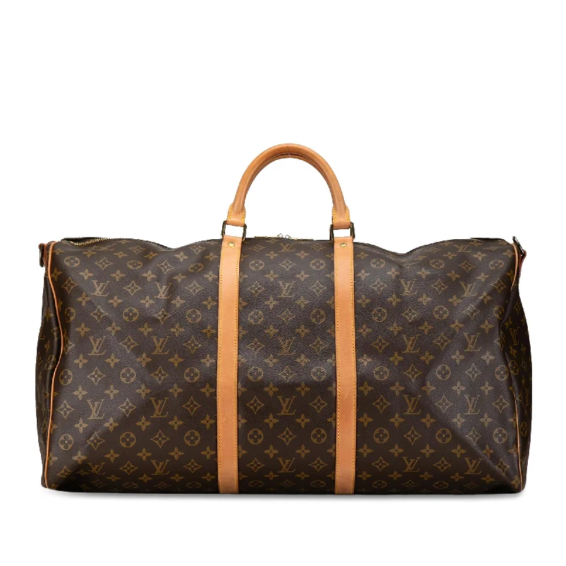 Louis Vuitton Monogram Keepall Bandouliere 60 (SHG-NIoV5f)