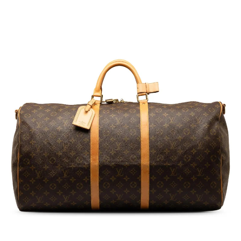 Louis Vuitton Monogram Keepall Bandouliere 60 (SHG-QqsMkA)