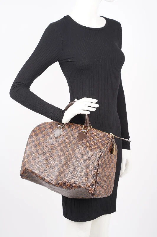 Louis Vuitton Womens Speedy Damier Ebene 35