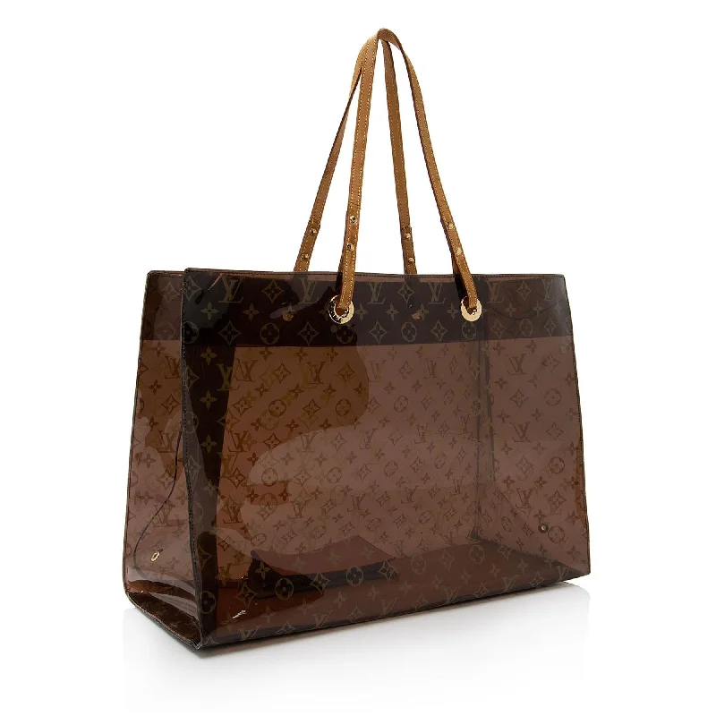 Louis Vuitton Vintage Limited Edition Monogram Vinyl Ambre Cruise Tote (SHF-FfiVXi)