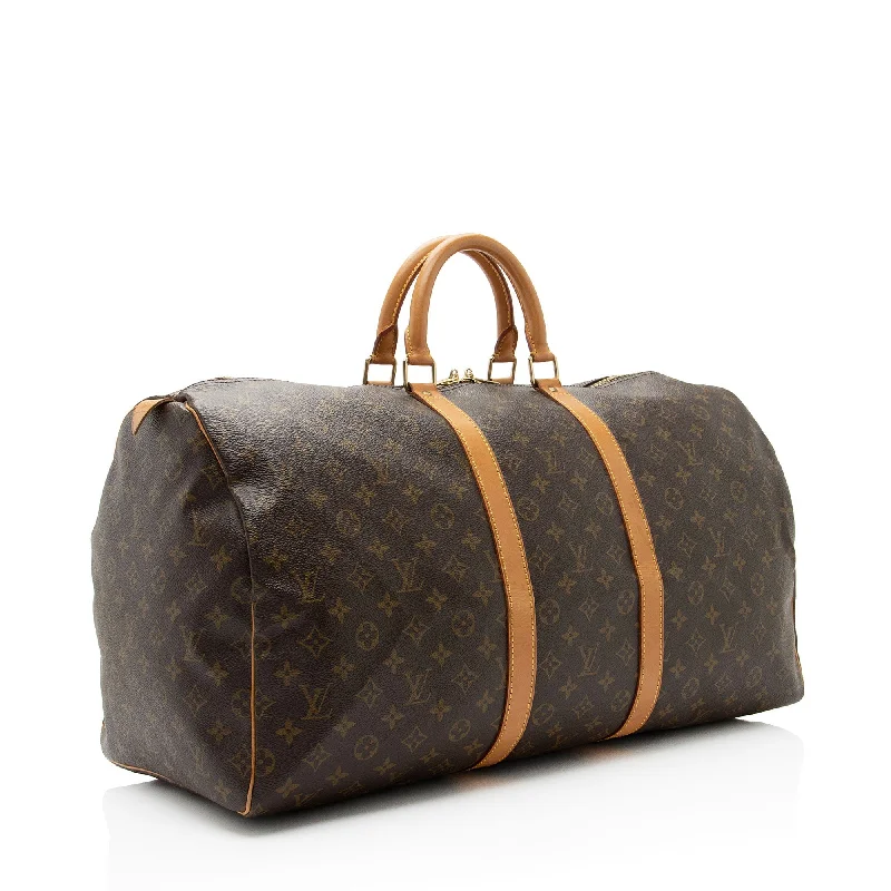 Louis Vuitton Vintage Monogram Canvas Keepall 55 Duffle Bag (SHF-4qC8Sn)